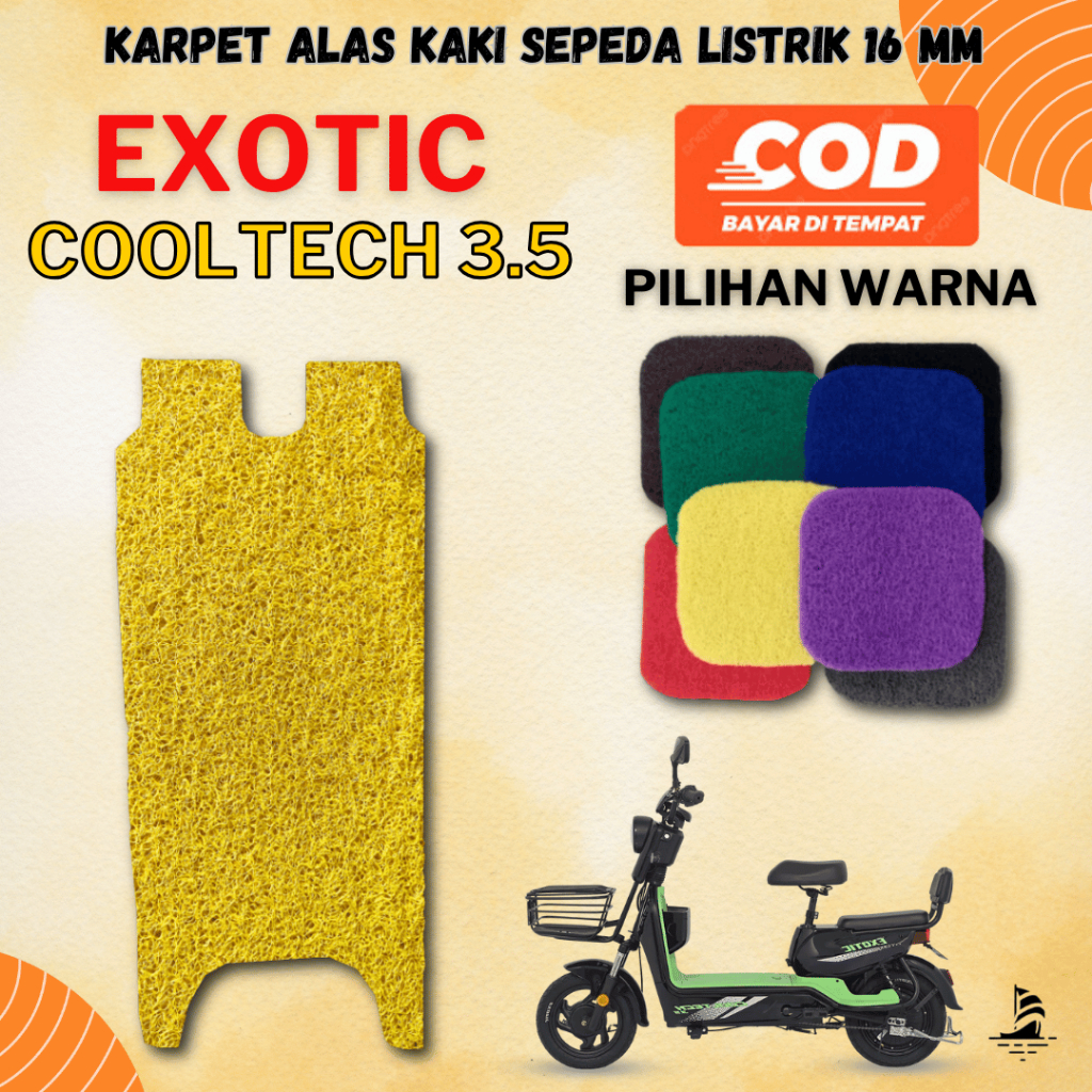 Karpet Sepeda Listrik EXOTIC COOLTECH 3.5 - Mie Bihun Serabut