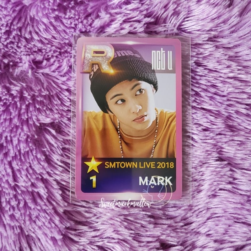 WTS RCARD R CARD SMTOWN LIVE 2018 MARK NCT 127 DREAM OFFICIAL