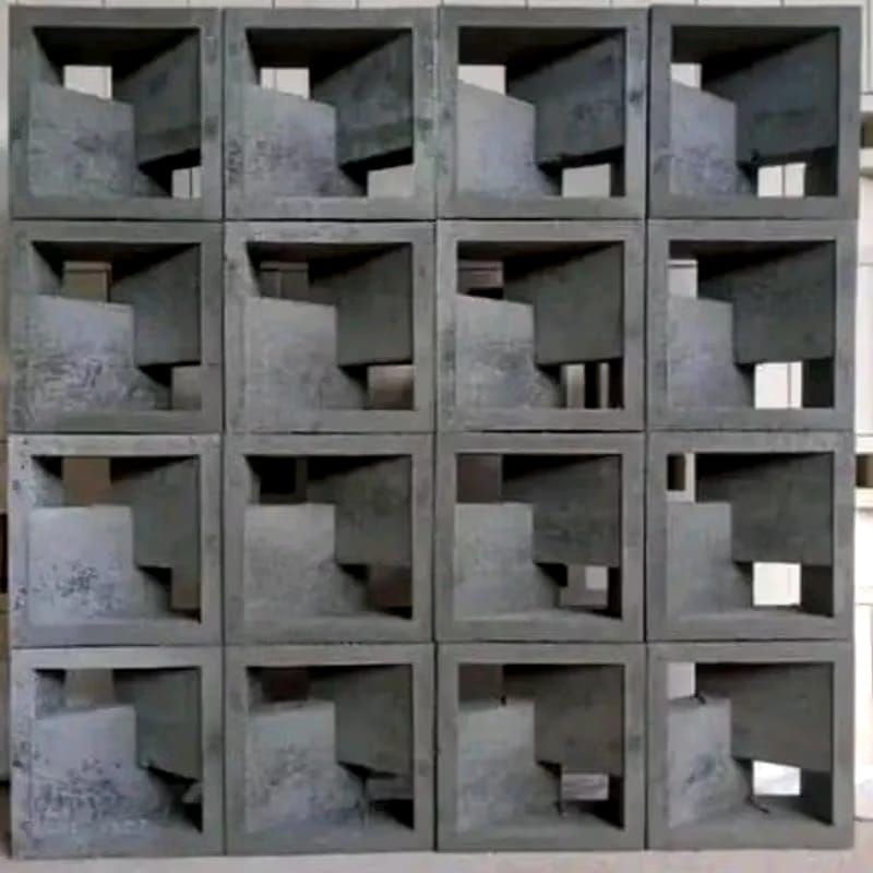 Roster minimalis roster Beton Abu-Abu