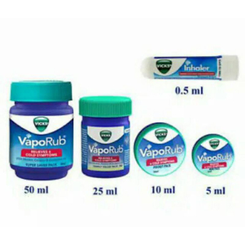 Vicks Vaporub & Inhaler