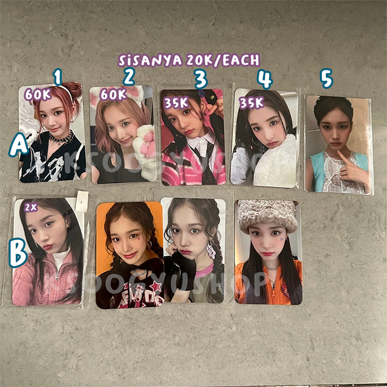 [READY STOCK UNDERPRICE] STAYC J Yoon PC Photocard POB Benefit Lucky Draw LD Teddy Bear Metamorphic 