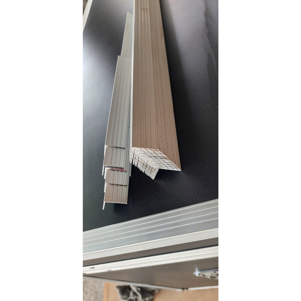 1 Meter Lis L Aluminium Hardcase box speaker List Siku L Aluminium Flightcase Panjang 1 Meter Akseso