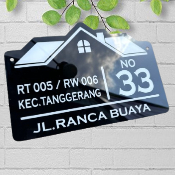 PAPAN NOMOR RUMAH AKRILIK | NOMER RUMAH AKRILIK | NO RUMAH AKRILIK | ALAMAT RUMAH