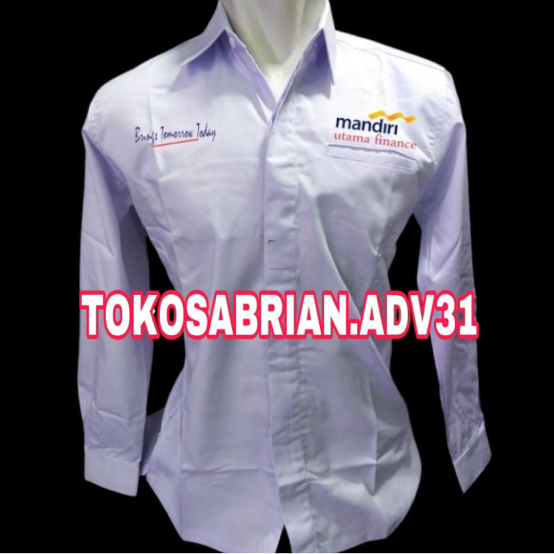 Kemeja Mandiri Utama Finance Baju Mandiri Seragam Mandiri
