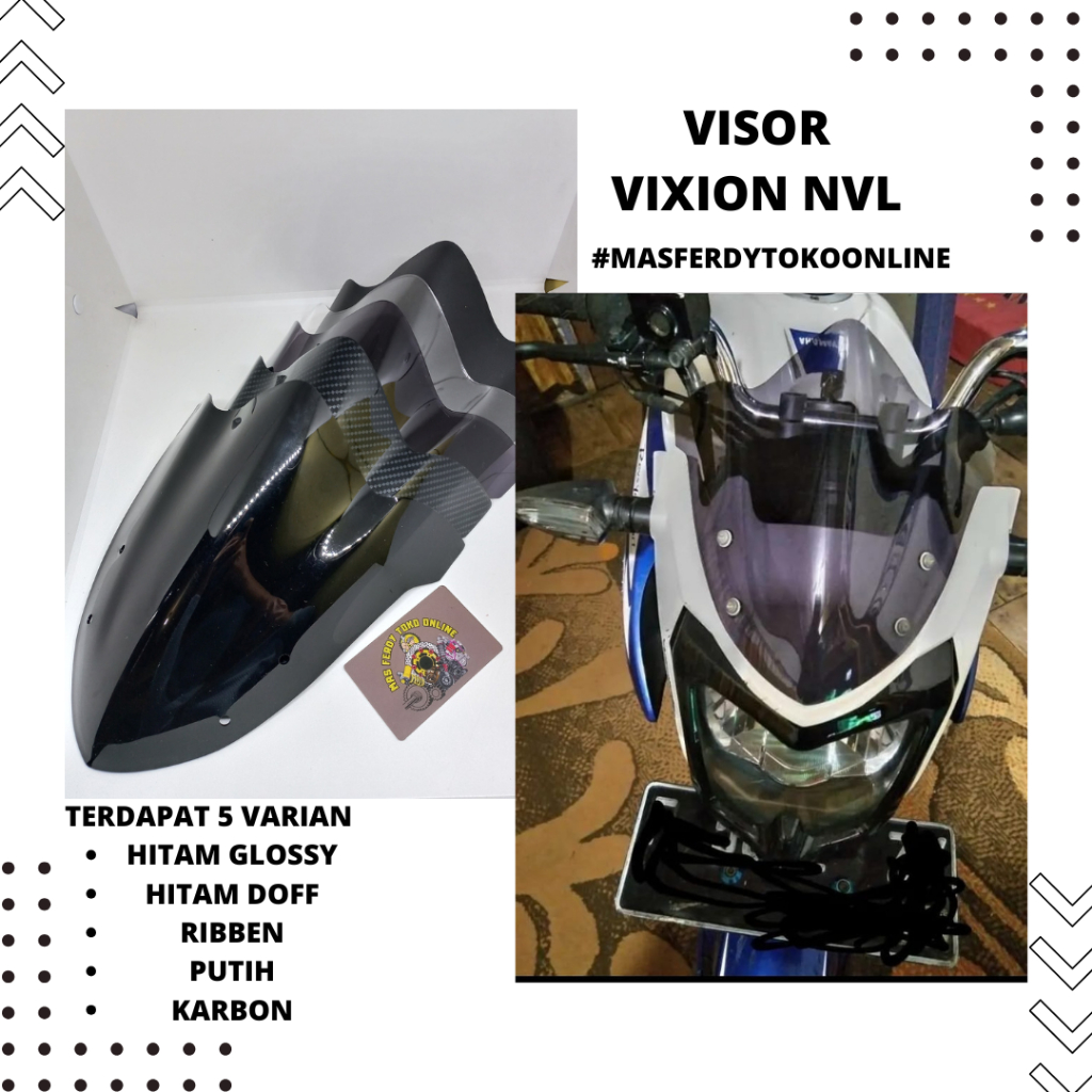 Visor vixion new vixion lightning nvl visor vixion nvl tebal 2013