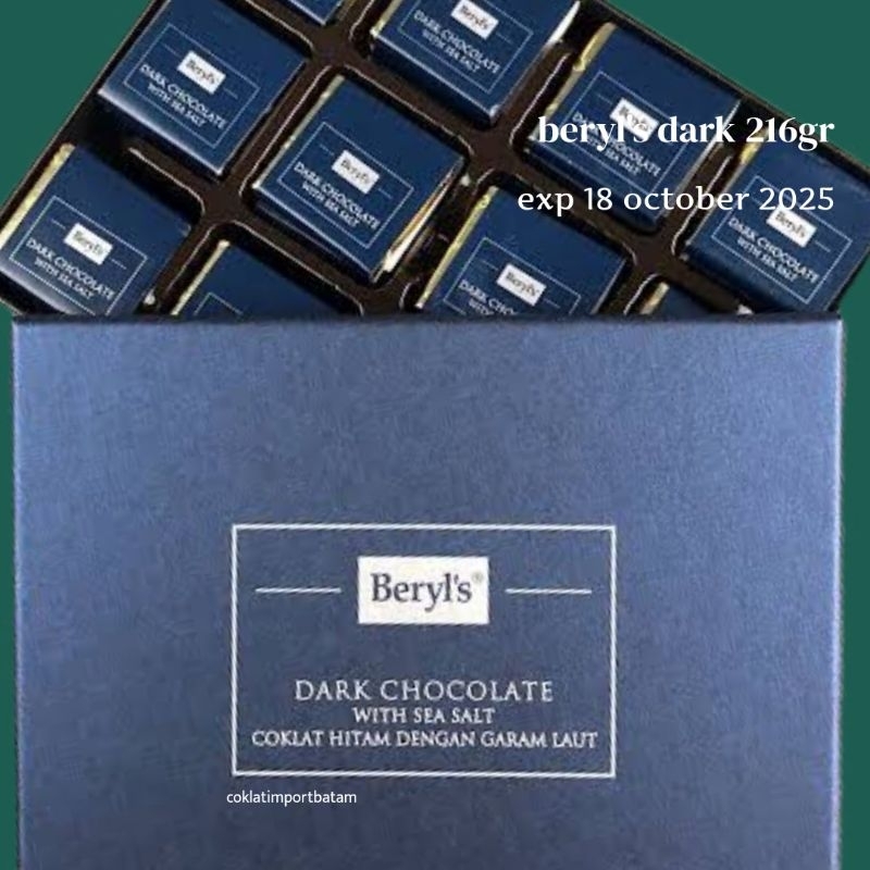 coklat beryls dark sea salt