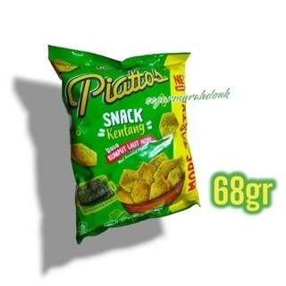 

Piattos Jack n Jill Snack Kentang Seaweed 68 gram rasa Rumput Laut