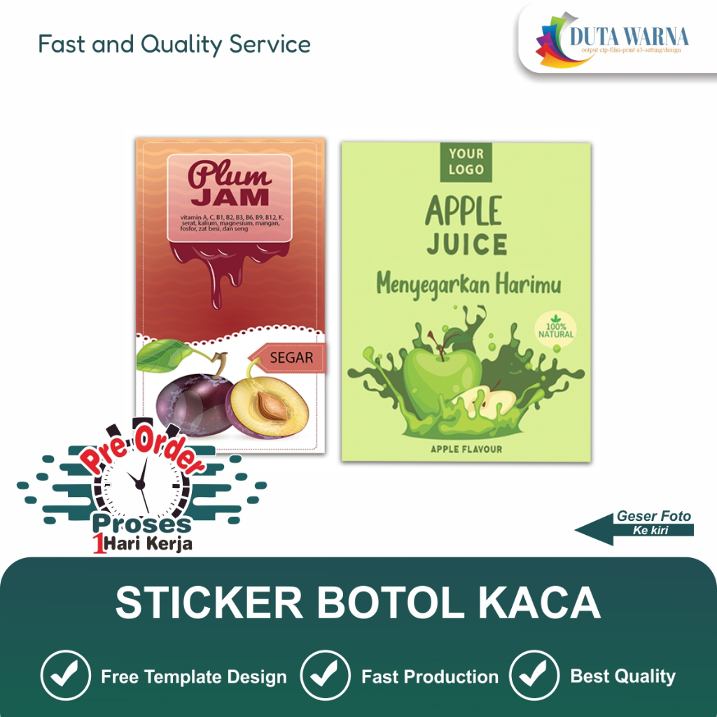 

STICKER KEMASAN BOTOL KACA / STICKER MINUMAN BOTOL KACA / STICKER PERSEGI PANJANG BOTOL KACA *FREE DESIGN STICKER VINYL