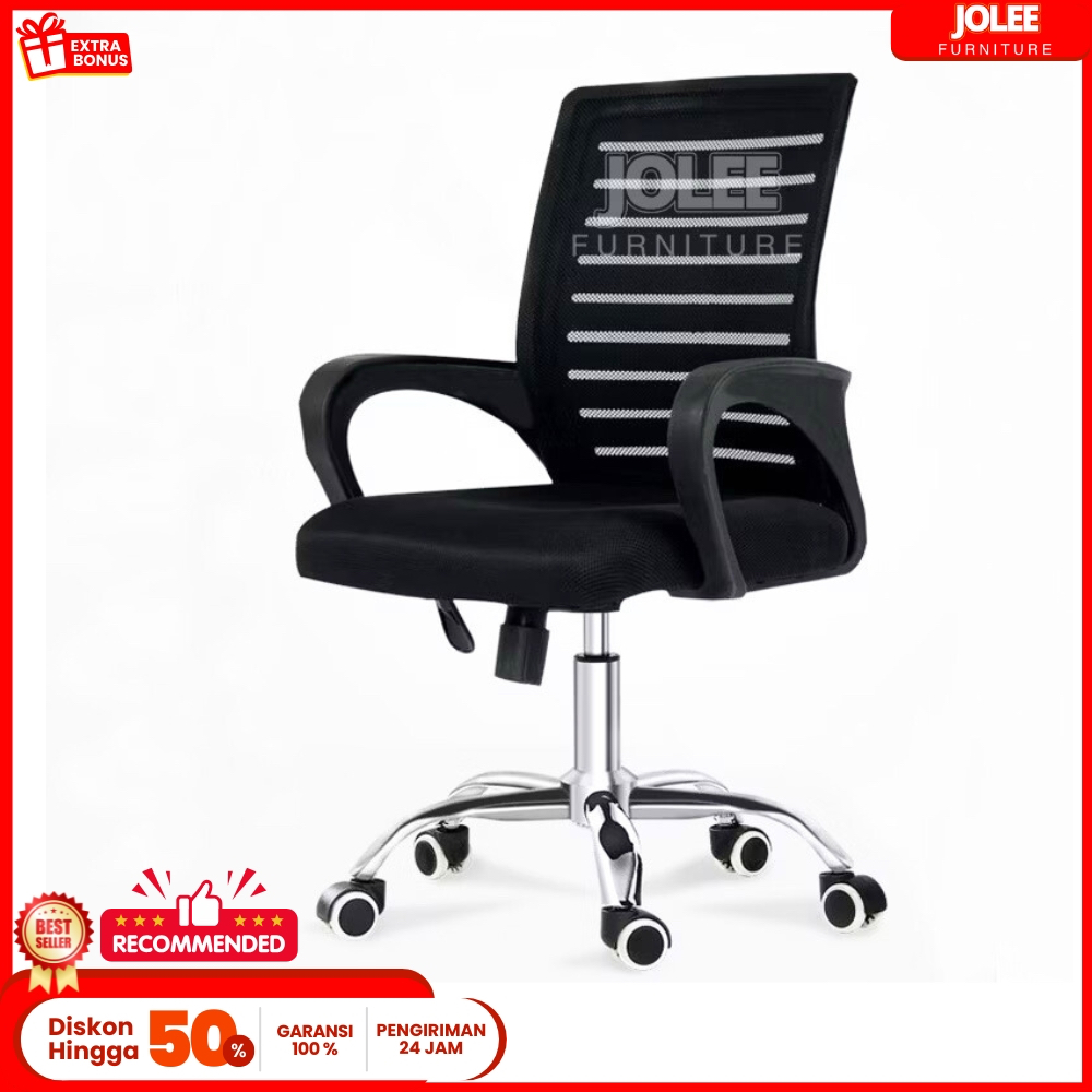 Kursi Kerja Kantor/ Kursi Kantor Jaring/Kursi Staff/Kursi Belajar/Kursi Kerja/Kursi Kantor Putar