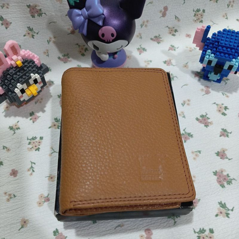 dompet pria 3 dimensi kulit asli