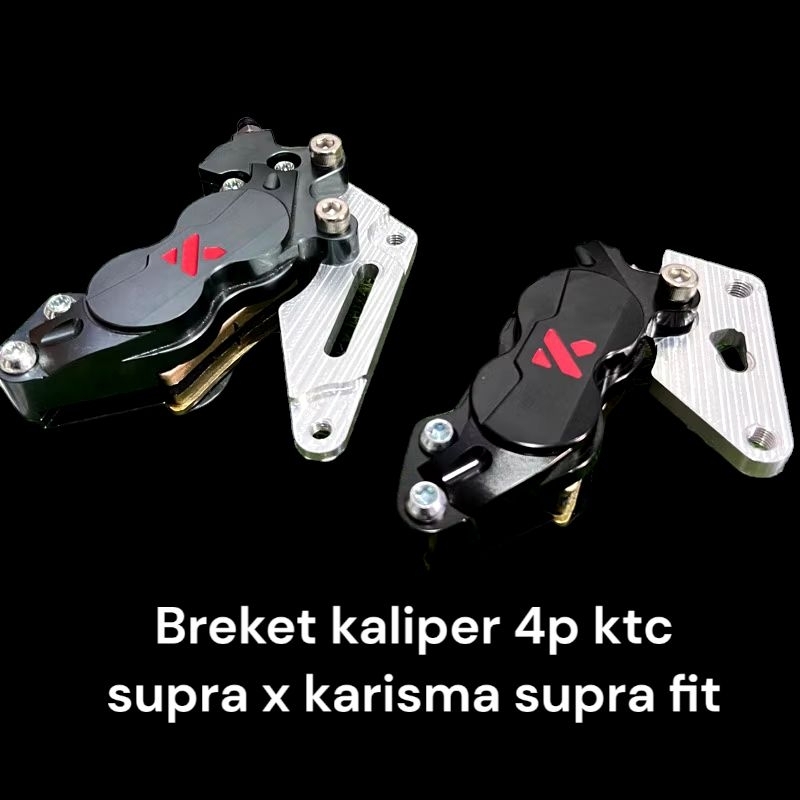 Breket Kaliper KTC BREMBO AXCIAL 4 piston Supra x Karisma Fit