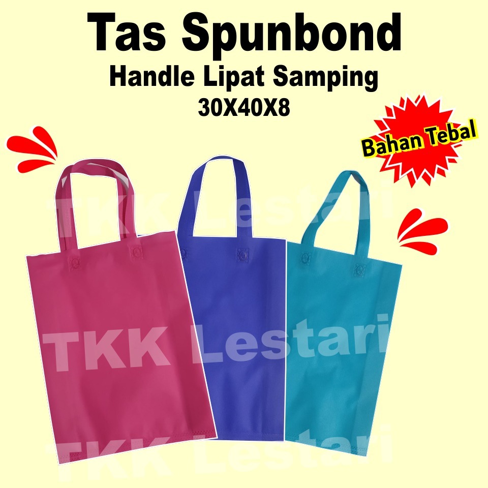 

Tas Spunbond 30x40x8 / Tas Lipat samping 30x40 / HLS 30x40x8 / Goodie Bag 30x40 / Tas Hajatan / Tas Tasyakuran / Tas Sembako / Tas Belanja / Tas Hajatan / Tas Lebaran / Tas Ulang Tahun / Tas seminar / Tas Promosi / Tas online shop / Tas Haul