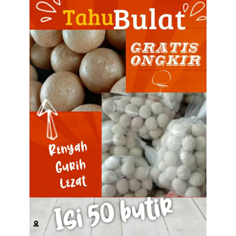 

tahu bulat tasikmalaya 50butir/pack