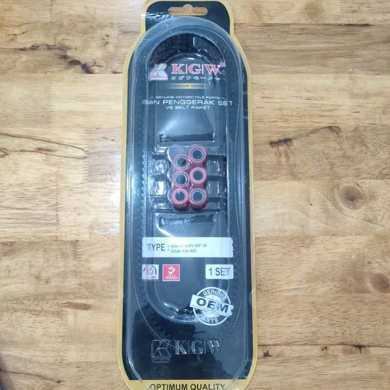 VANBELT ASSY VBELT+ROLLER K16 NEW SCOOPY ESP 2018
