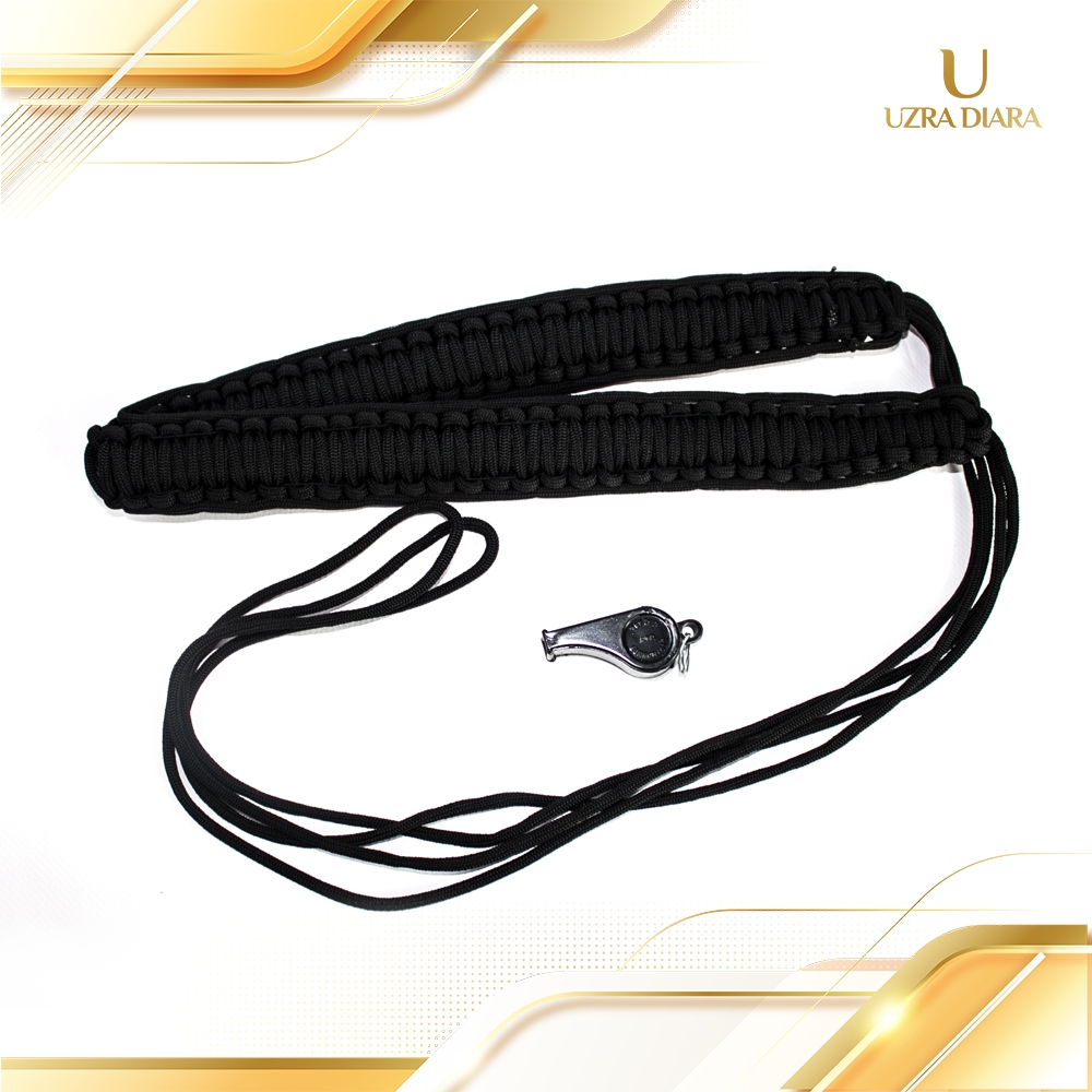 Peluit Dan Tali Kur Putih Security Satpam Perlengkapan Security Satpam Atribut Peluit parker peluit 