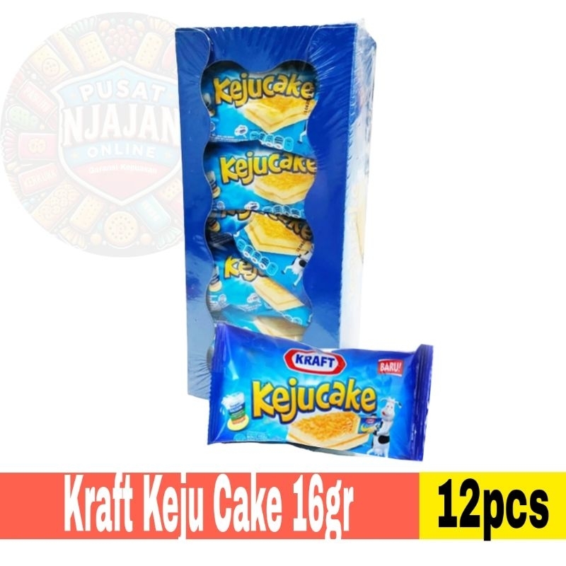 

Kraft Keju Cake 16gr Box isi 12 pcs