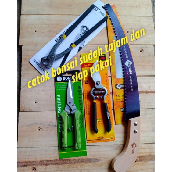 Obral Hemat  paket alat bonsai paket hemat set alat bonsai gergaji bonsai gunting bonsai
