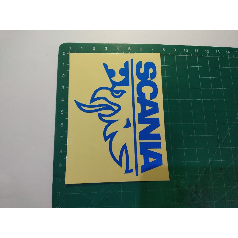 

sticker cutting scania
