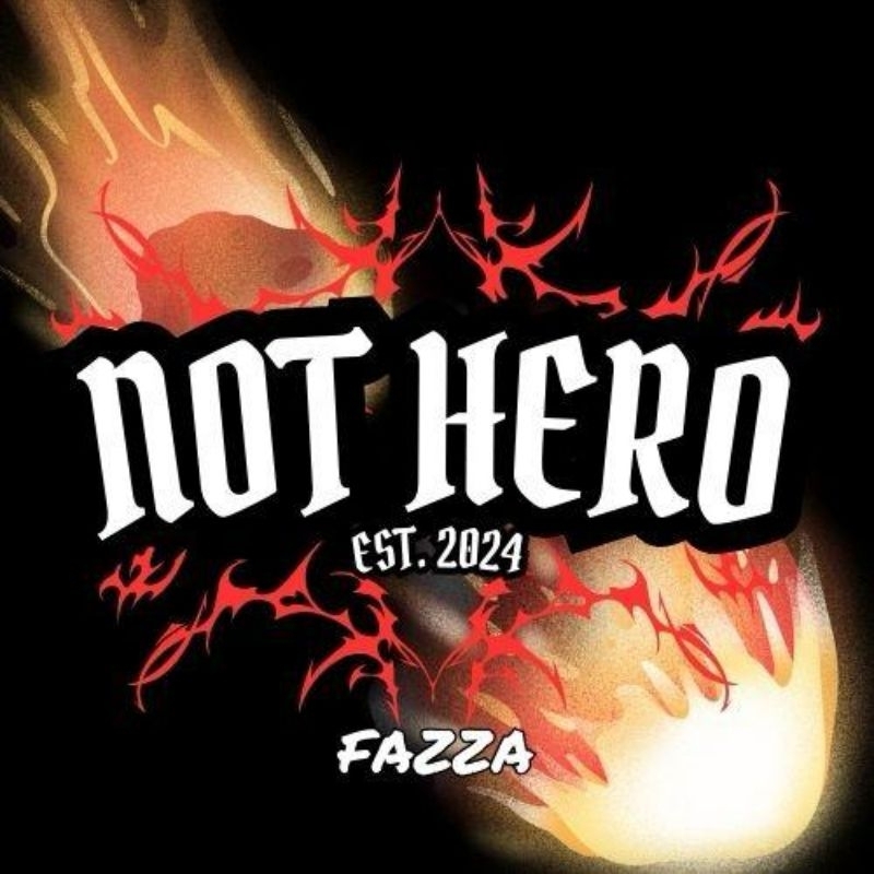 

stiker not hero stirp