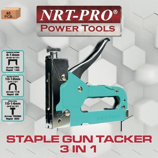 

Ready Terjamin Staple GunStaples Tembak 3 in 1 Bisa 3 Jenis Staples Alat Perkakas NRTPRO