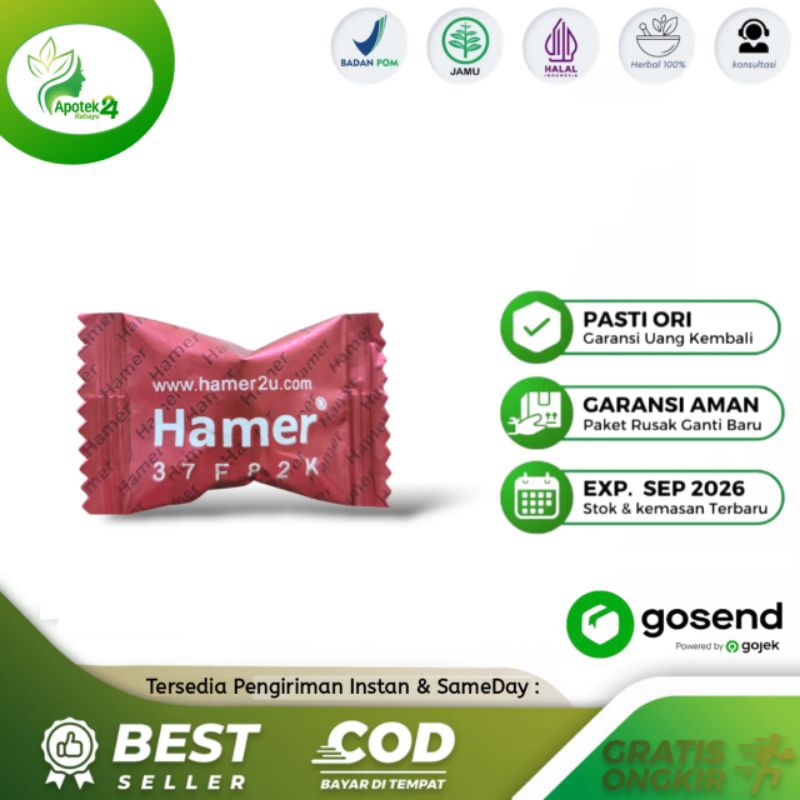 

HAMMER GINSENG KOPI ECERAN 1 PCS PERMEN