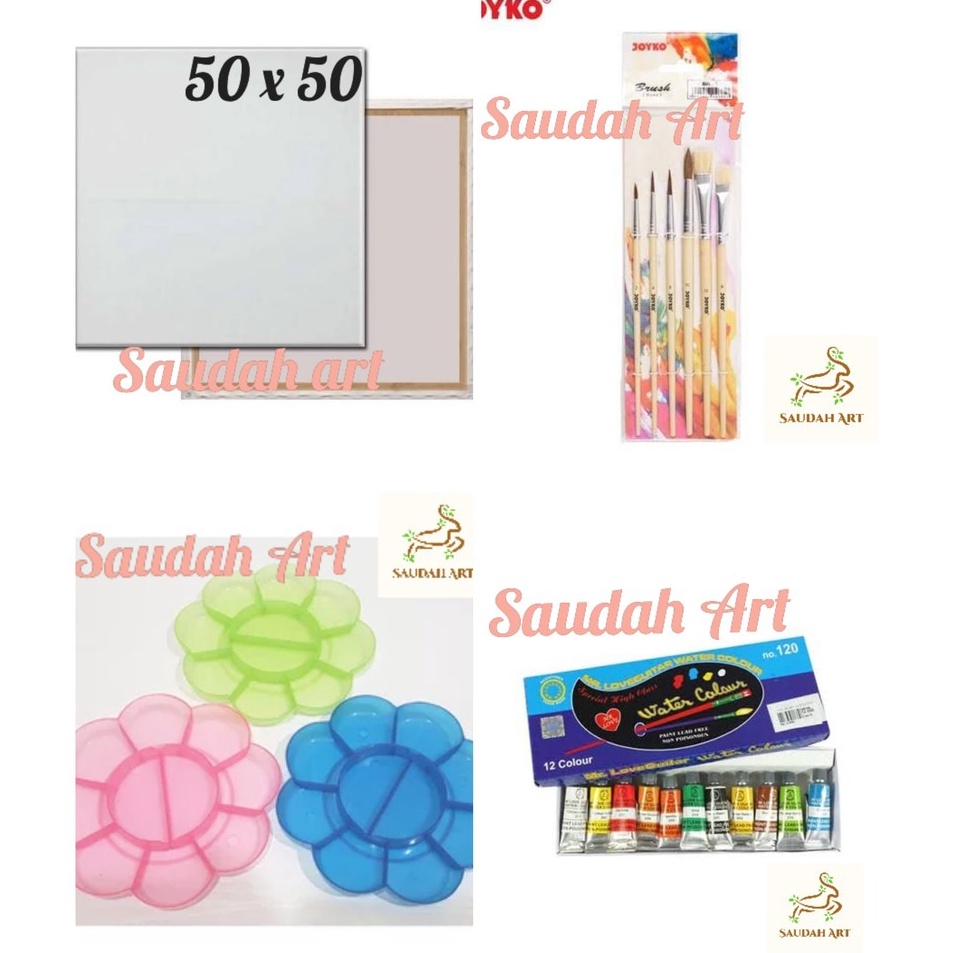 

Best Promo Paket Lukis Kanvas kanvas 5x5kuaspalet cat air