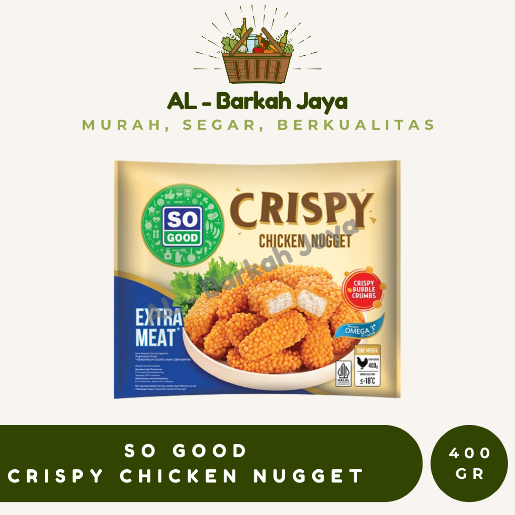 

SO GOOD Crispy Chicken Nugget 400gr