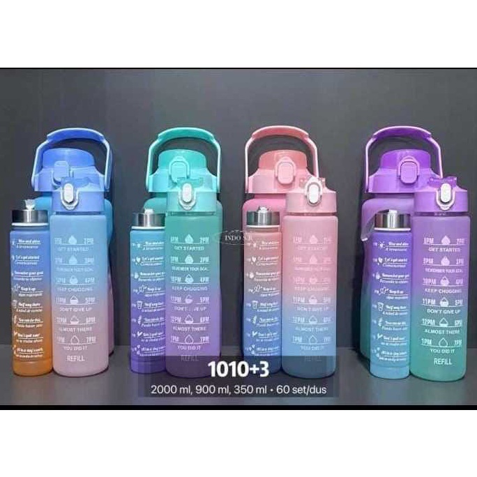 Hadir Berkualitas Botol Minum 3 In 1 Beranak Viral Botol 2 Liter 1 Liter 5ML Besar Tempat Wadah Air 