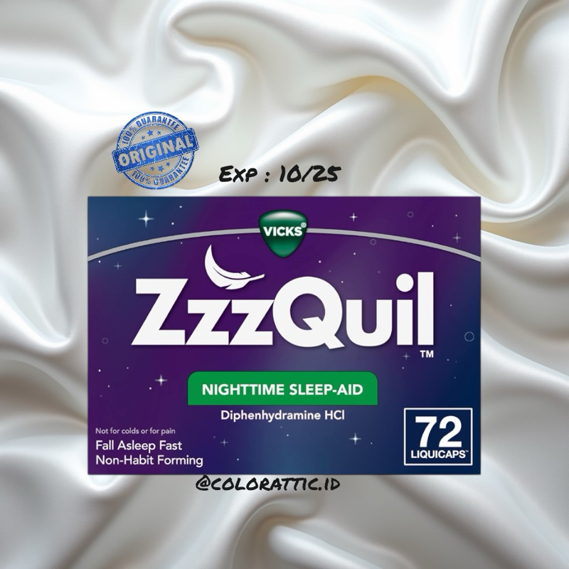 ZZZQUIL NIGHTTIME SLEEP-AID 2 LIQUICAPS EACH MADE IN CANADA