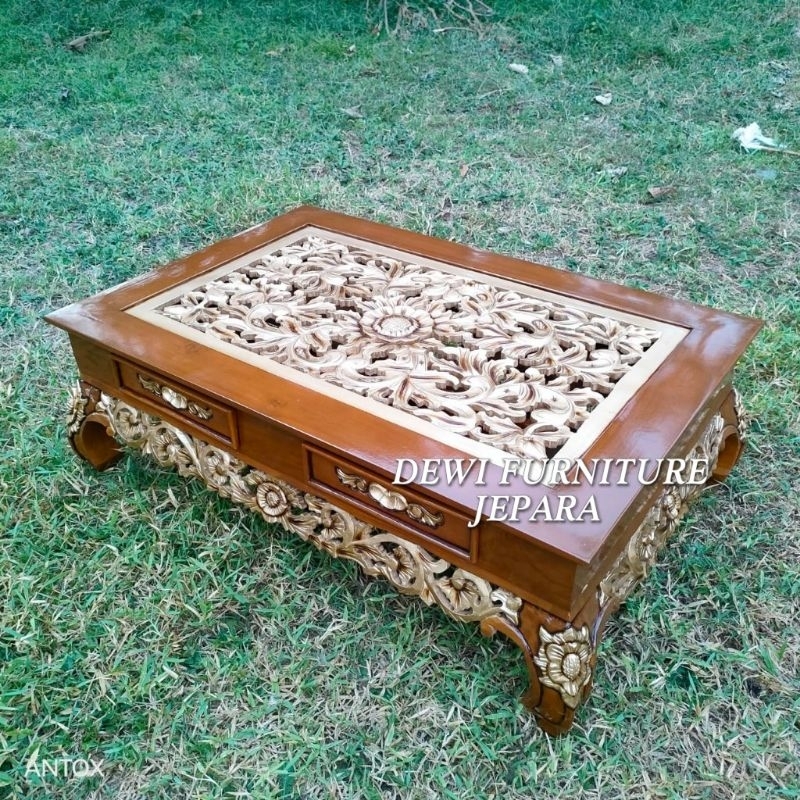 meja tamu ukiran meja tamu jati