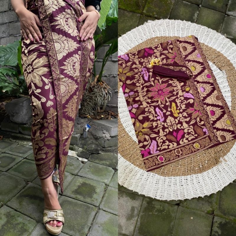 KAMEN LEMBARAN SAPUT UDENG FULL BORDIR DEWASA COUPLE MOTIF BATIK TERBARU