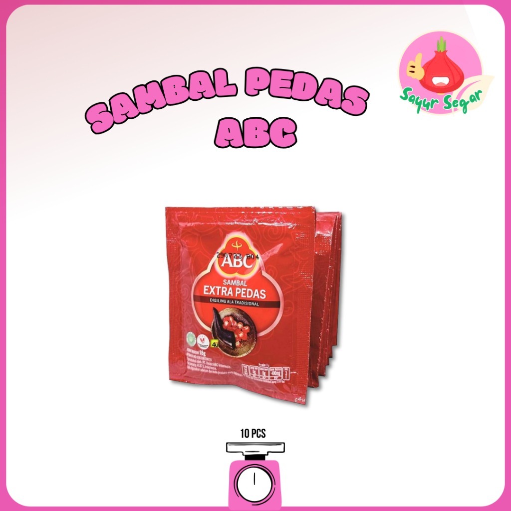 

Sayur Segar - ABC Sambal Extra Pedas Sachet Isi 10 pcs