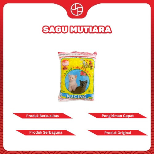 

Sagu Mutiara cap Kucing 100gr