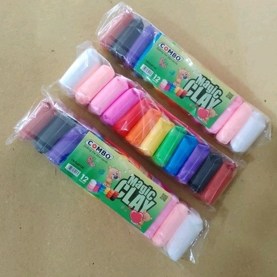 Magic Clay 12 warna merk combo