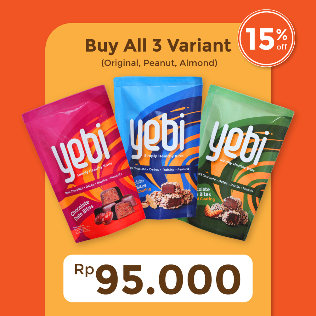 

Buy 3 - Yebi Chocolate Date Bites Cemilan Cokelat Kurma