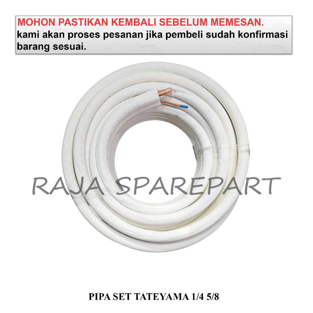 PST1458 PIPA AC / PIPA TATEYAMA / PIPA SET TATEYAMA 1/4 5/8 (HARGA PER ROLL)