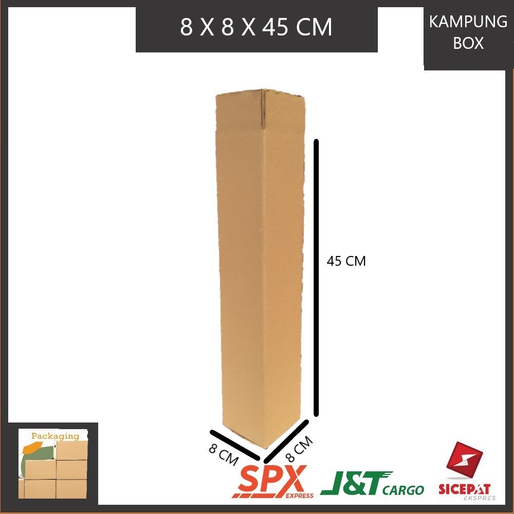 

KARDUS PACKING TEBAL SINGGLE WALL UKURAN P8xL8xT45