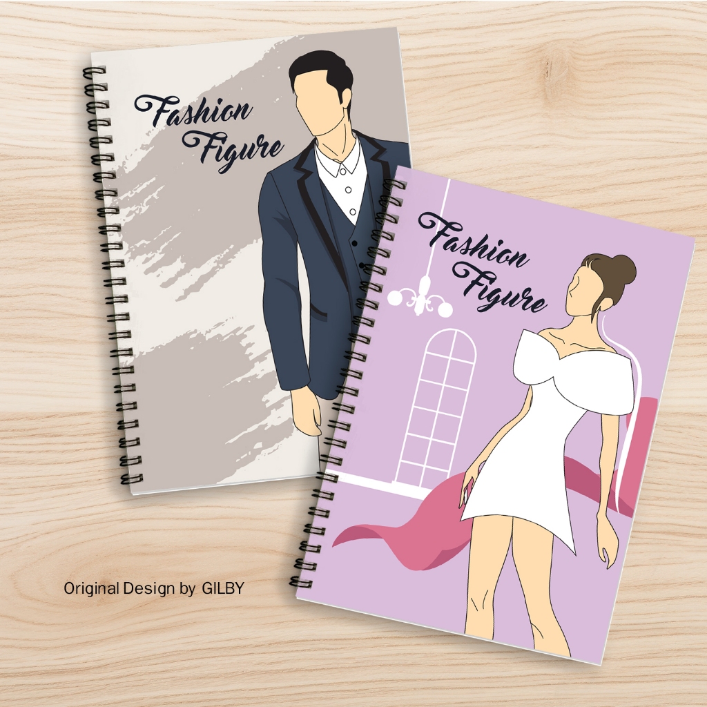 

Buku Sketsa Gambar Desain Model Baju Pakaian Pria / Wanita