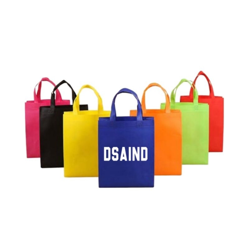 

Goodie bag, Tas Sablon Spunbond Bag Costum 30X40X8//souvenir/toote bag/