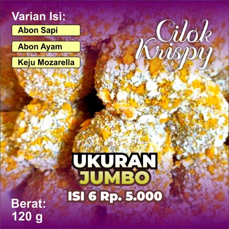 

Cilok Krispy Ummi Food Isi 6 120 gram