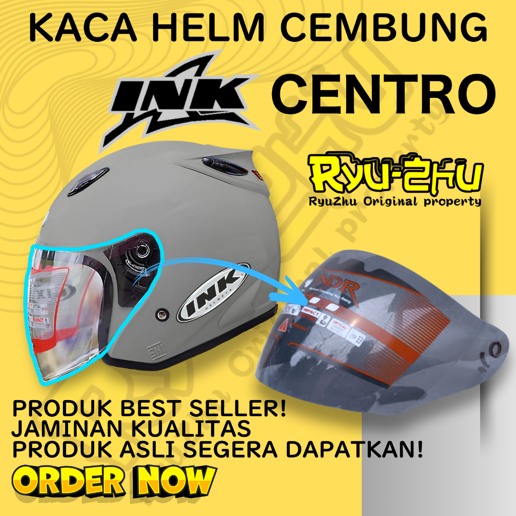 Kaca Helm INK CENTRO Visor Helmet CEMBUNG venom open ink centro 2