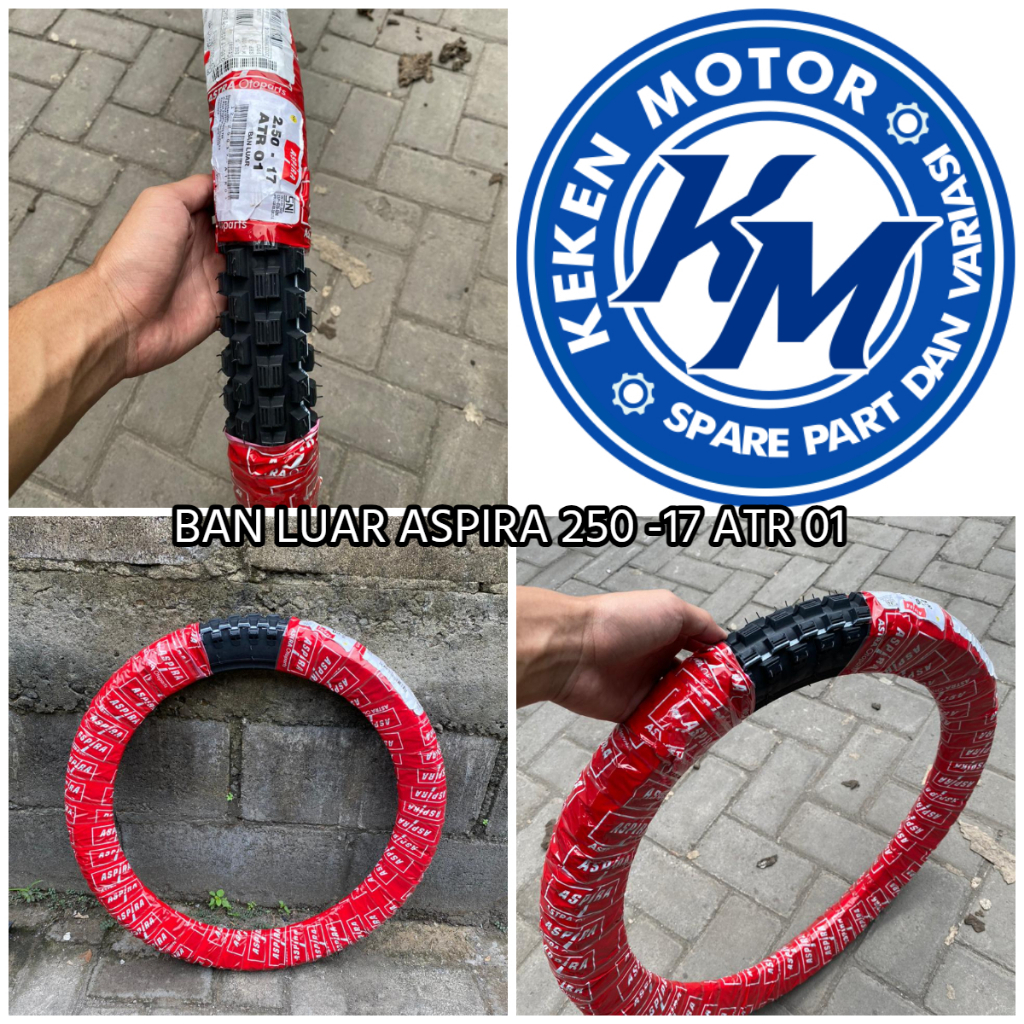 BAN LUAR ASPIRA 250 -17/275-17 ATR ASPIRA NON TUBLESS || BAN LUAR BEBEK ASPIRA 250 -17/275-17 ATR