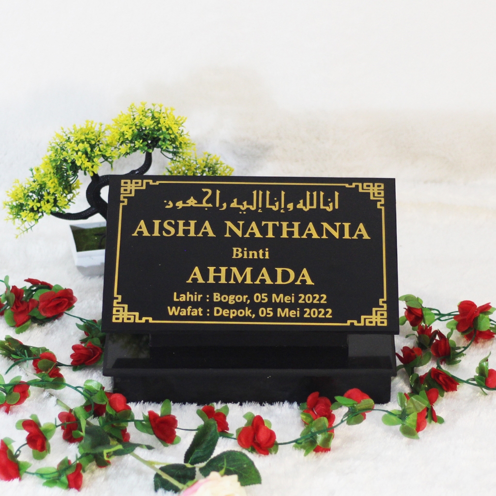 nisan salib nissan marmer kayu kuburan OSSAN 140