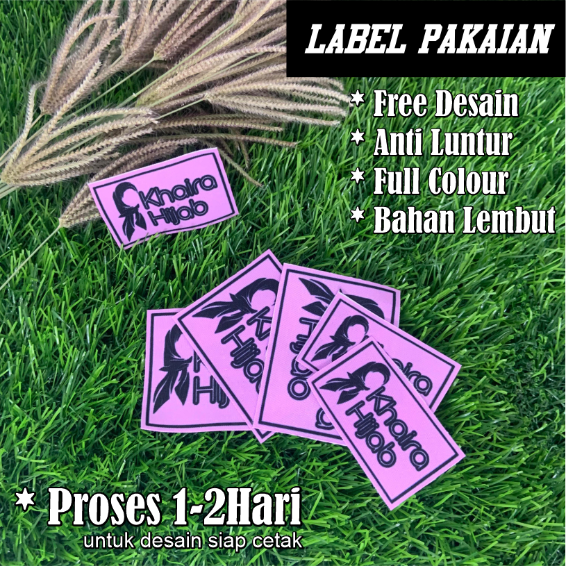 

( TERMURAH ) Label Baju | 7.5 CM X 2,5 CM