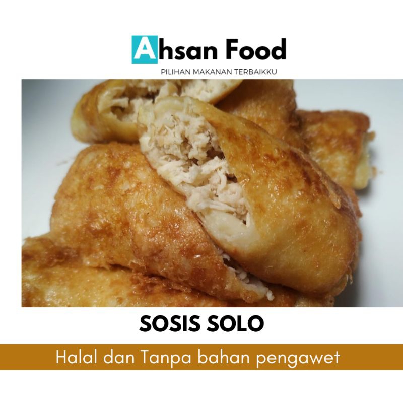 

Sosis Solo ayam Premium/Untuk Bekal anak Sekolah/makan siang suami di kantor/1 pack isi 10