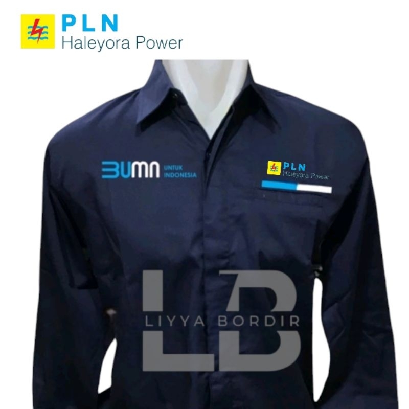 Kemeja PLN Haleyora Power Seragam BUMN PLN Haleyora Power