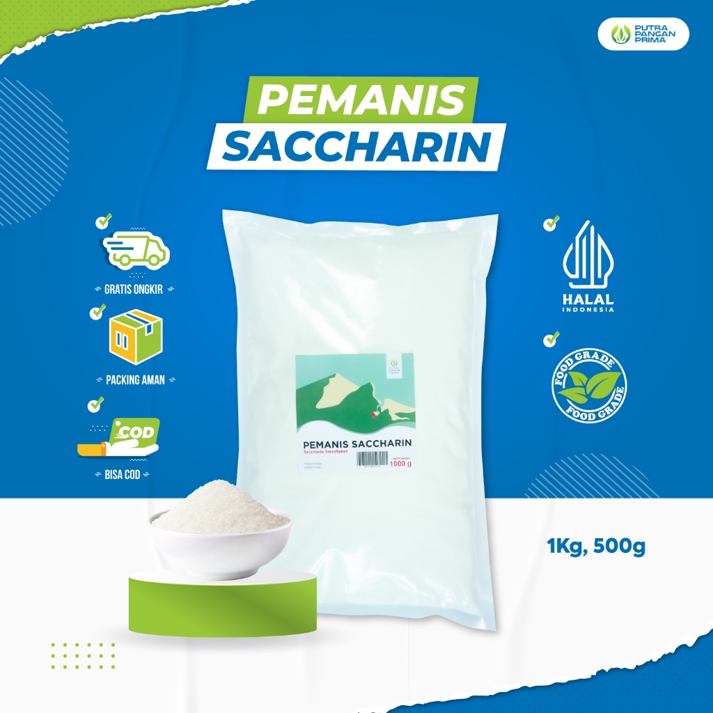 

Sakarin Sari Manis Pemanis Buatan Saccharin 500gr 1kg
