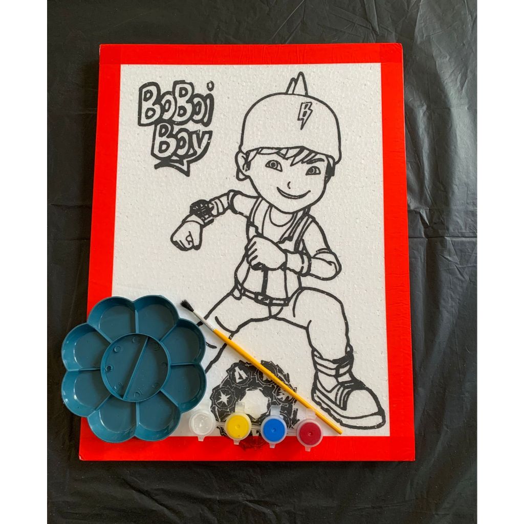 

HLC - Paket Mewarnai Sterofoam Lukis 30x40 Set Lengkap / Paket Lukis uk 30x40