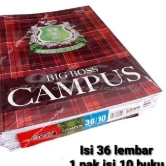 

KODE A8FAQ BUKU TULIS BIGBOSS CAMPUS 36 LEMBAR 1 PAK ISI 1 BUKU 1 ASLI BIGBOSS