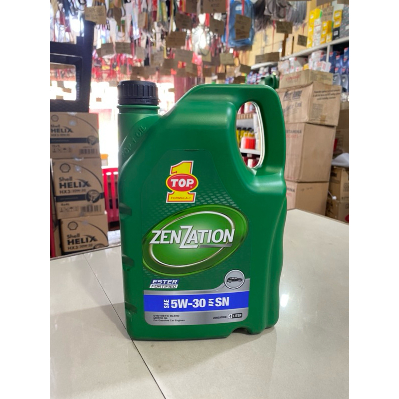 Oli Top1 Zenzation 5W-30SN Bensin 4Liter ORIGINAL